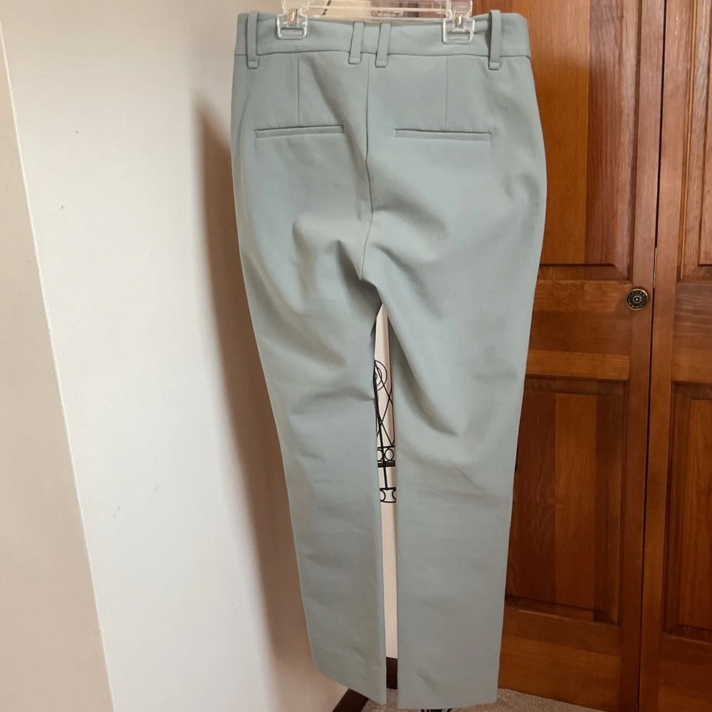 $368 NWT VINCE Sz10 HIGH RISE CIGARETTE STRETCH PANT SLATE - Picture 5 of 9